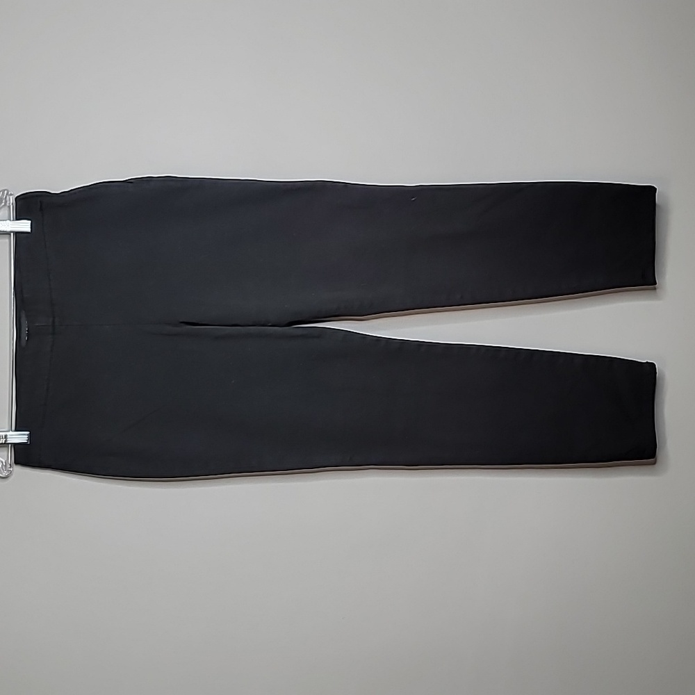 Talbots size 8 slim ankle black pants side zipper